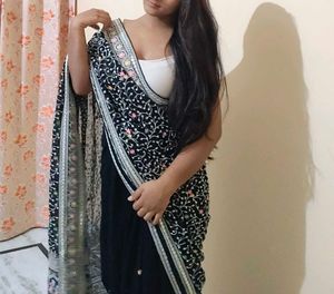 Heavy Embroidery Saree