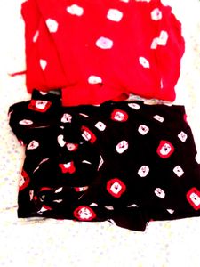 Bandhani Print Kurti set