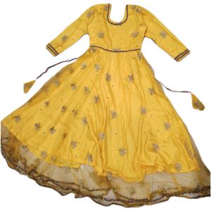 Yellow Georgette Frock