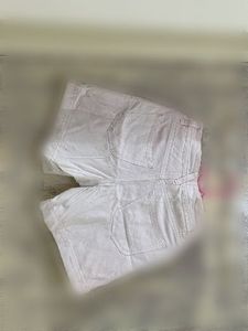 Betty Smith White Denim Shorts