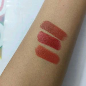 Combo Of 3 Vov Lipsticks