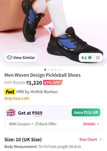 HRX Running Shoes - New with Tags