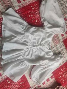 White Peasant Top