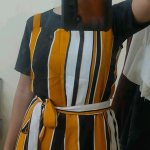 Striped Jumpsuit