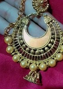Ethnic Gold Tone Maang Tikka