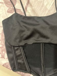 Sexy Black Corset Top