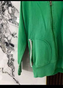 Green Sweatshirt Women Sporty
