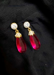 Pink Dangle Earrings
