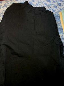 Vintage Black Tunic Shirt