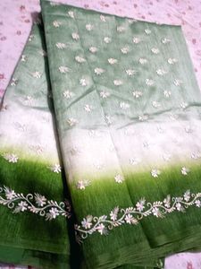 Green Silk Saree