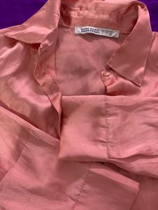 Satin Crop Very Nice Top With Good Condition.