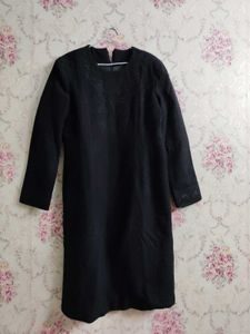 Winter Black Dress