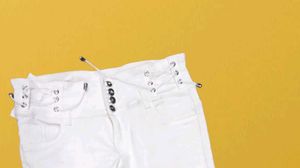 N@08 Size-32 White Denim Jeans