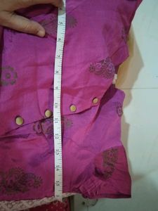Elegant Pink Anarkali Kurta Set