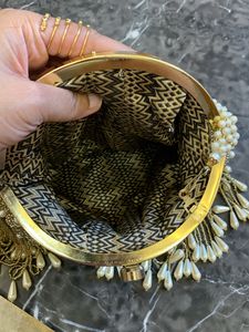 Embellished Pearl Bag