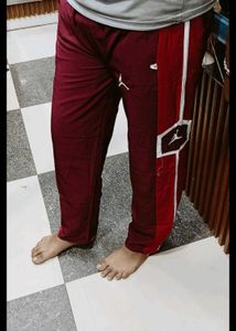 Maroon Jordan Track Pants