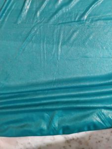 Women&#39;s Blue Silk Plain Saree