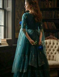 at low price 💗 -[teal gown ✨]