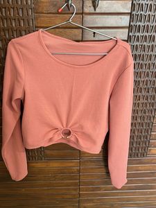 Tokyo Talkies Pink Crop Top