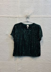 🇬🇧 H&amp;M imported Sparkling Sequin Top