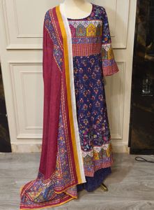 VISHUDH Pure Cotton Kurta Set