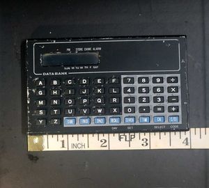 Slim Databank Pocket Electronic Personal Organizer