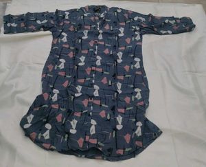 Patterned Casual Dress