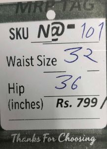 Women Blue Bootcut Jeans Size 32 (N-101)