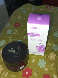Plum Retinol Serum With Pilgrim Eye Cream