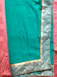 Rama Green Colour Saree