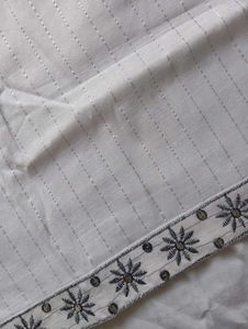 White Embroidery Kurti
