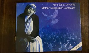 Unc Set Of 2 Coins- Mother Teresa Birth Centenary