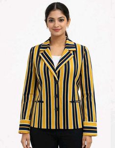 CBR Striped Button-Down Top L= 24 W = 30