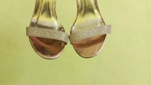 Paprika Gold Shimmer Heel