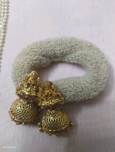 Antic Design Pearl Necklace Set