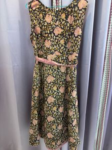 Fabindia Dress With Belt