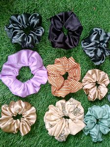 Handmade Scrunchies With Different Colours 150 Coins Each