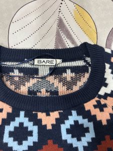 Patterned Knit Sweater