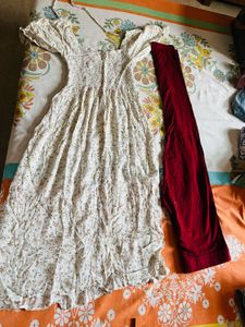 Floral White Maxi Dress