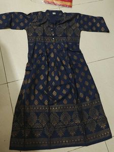 Elegant Navy Blue Kurta