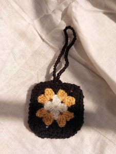 Handmade Crochet Earbuds Case