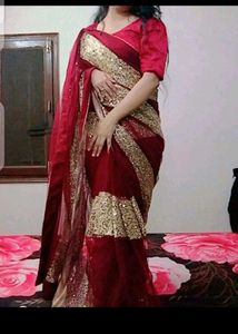 sequence saree