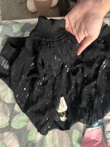 Black Party Wear Shrugs For Girls N Kids