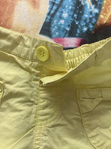 Yellow Shorts 6m -18m