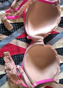 Pink Lace Bra