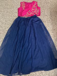 Preloved Skirt N Top Set