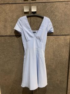 Zara Light Blue Mini Dress