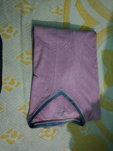 Mauve Long Sleeve V-Neck Tee