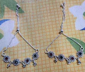 Oxidised Anklet
