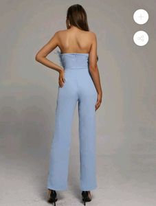 Feather-Trimmed Jumpsuit